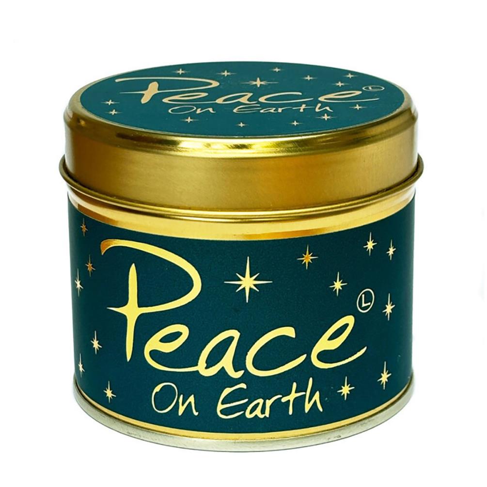 Lily-Flame Peace On Earth Tin Candle Extra Image 1